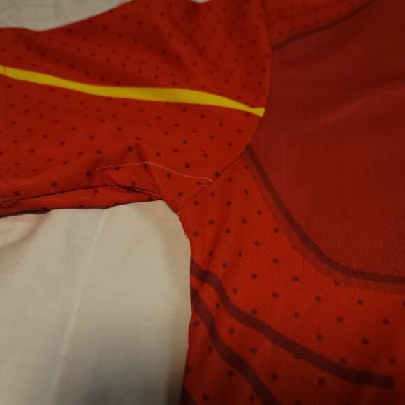 DC The Flash Short Sleeve Graphic Crew Neck T Shirt Mens Size Medium M Red - Picture 4 of 8